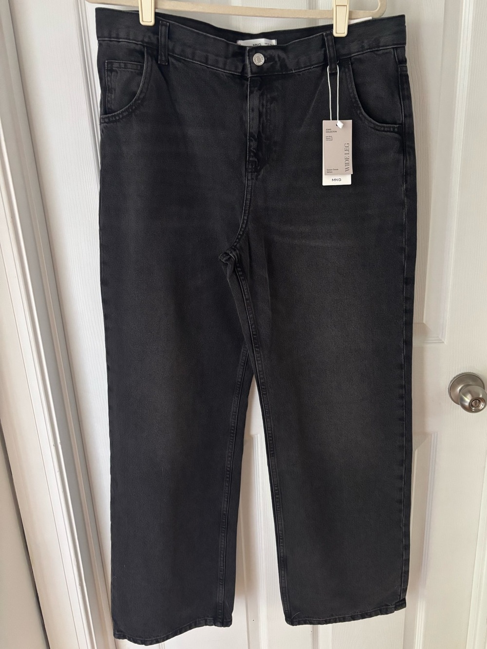 NWT Mango low rise wide leg jeans